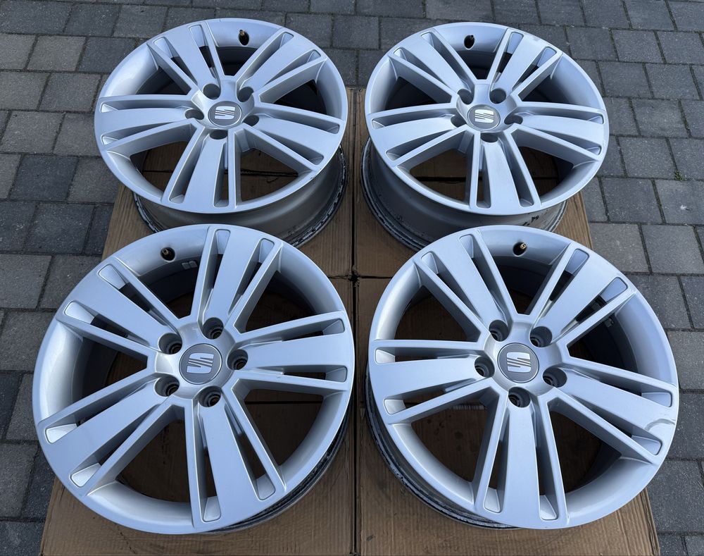 Oryginalne Felgi Seat 5x112 17" 7N5 Alhambra Sharan Passat ET39 7J