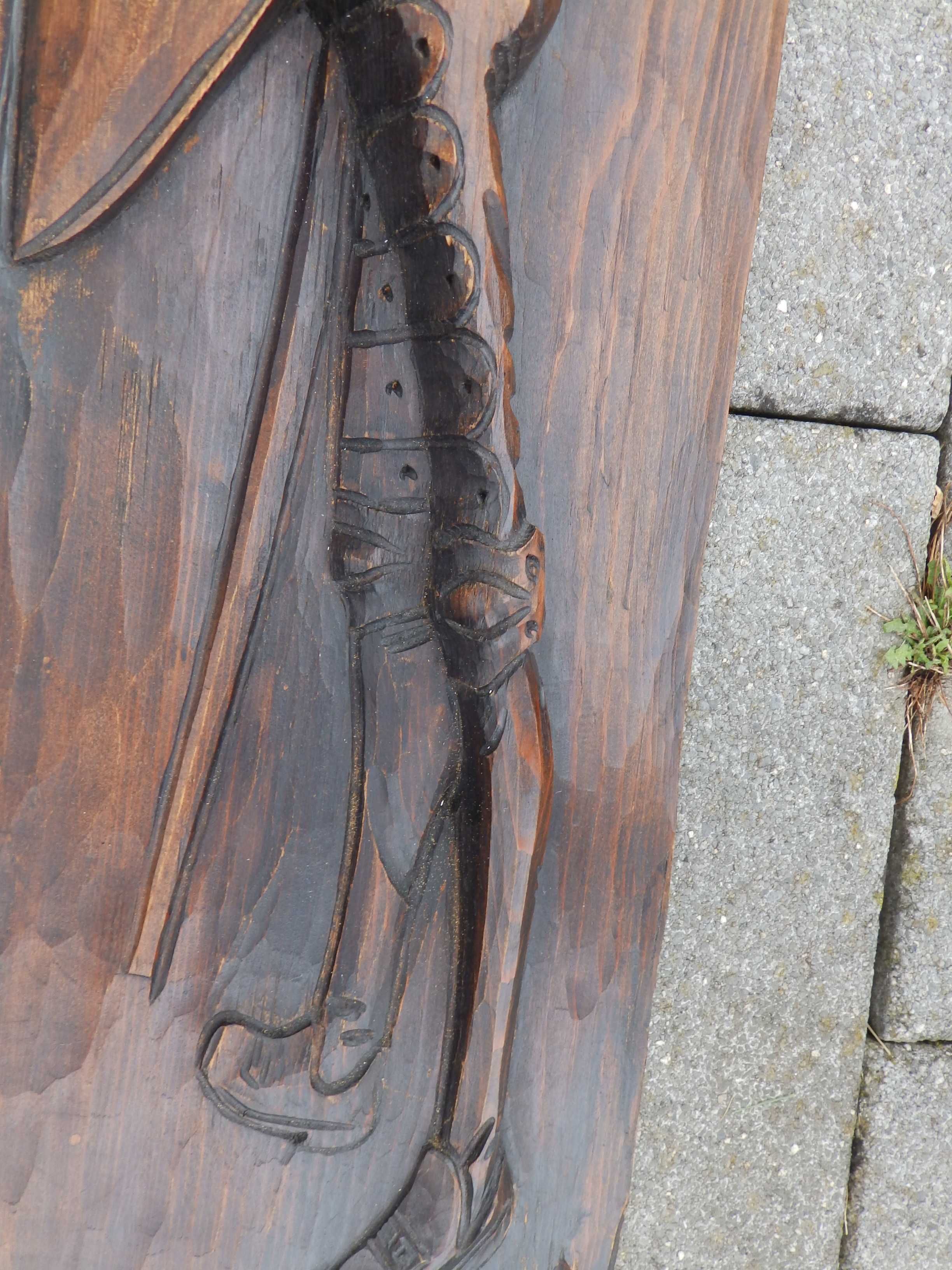 Деревянный барельеф . настенное украшение 81 см