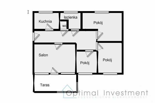 Piękny apartament 4-pok.+ kuchnia. Duży taras. ul. Majora. 1 piętro