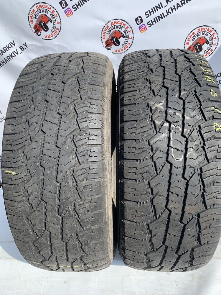2шт 255/60R18 Nokian Rotiiva AT, СКЛАД Б/У РЕЗИНЫ
