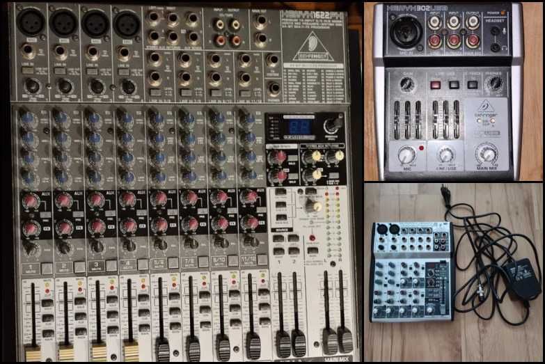 Miksery Behringer USB, FX