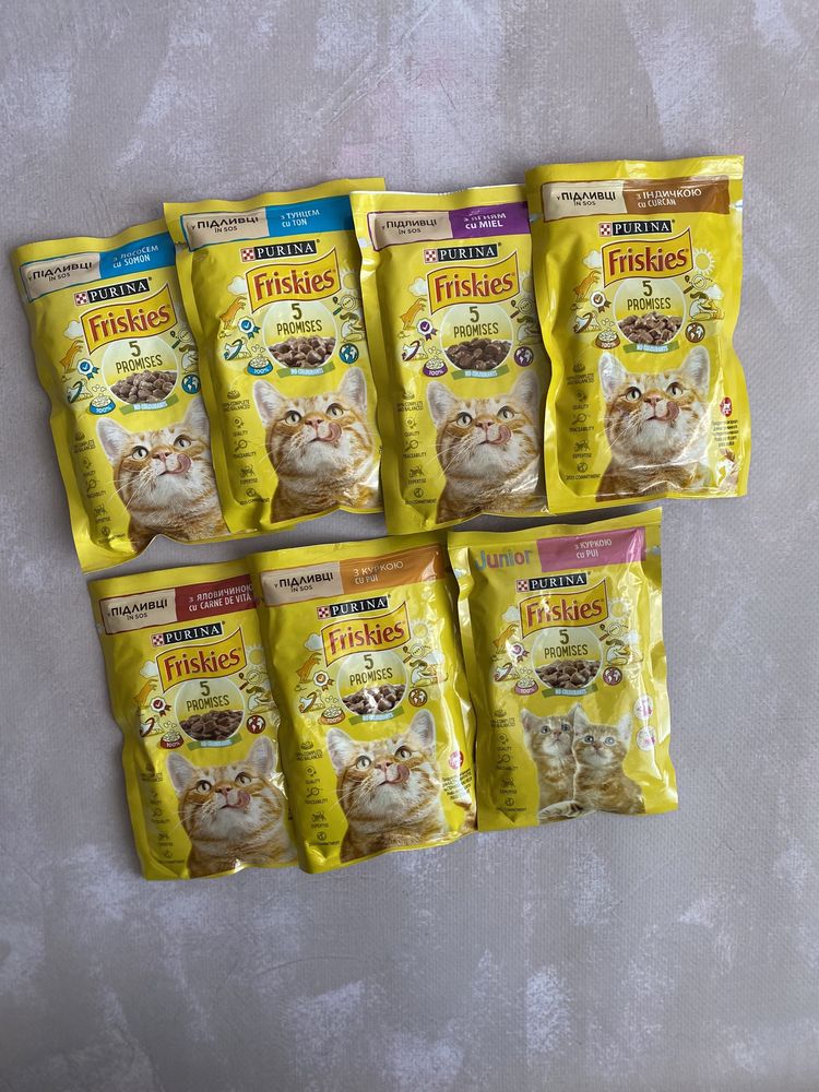 Кошачий корм Purina Friskies Корм для котів Purina Friskies