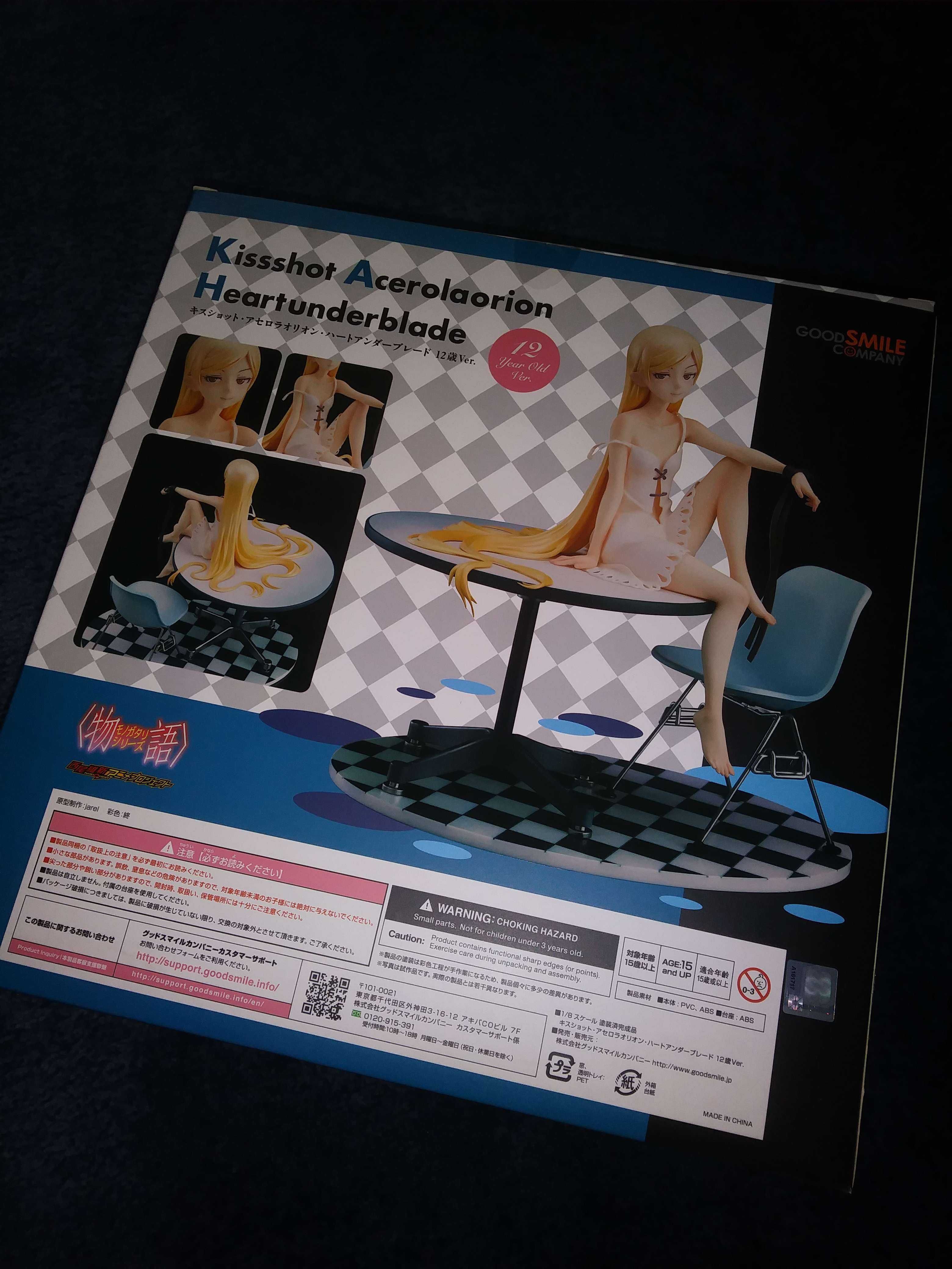 Kiss shot Shinobu Oshino Kizumonogatari 1/8 12 year GSC anime figurka