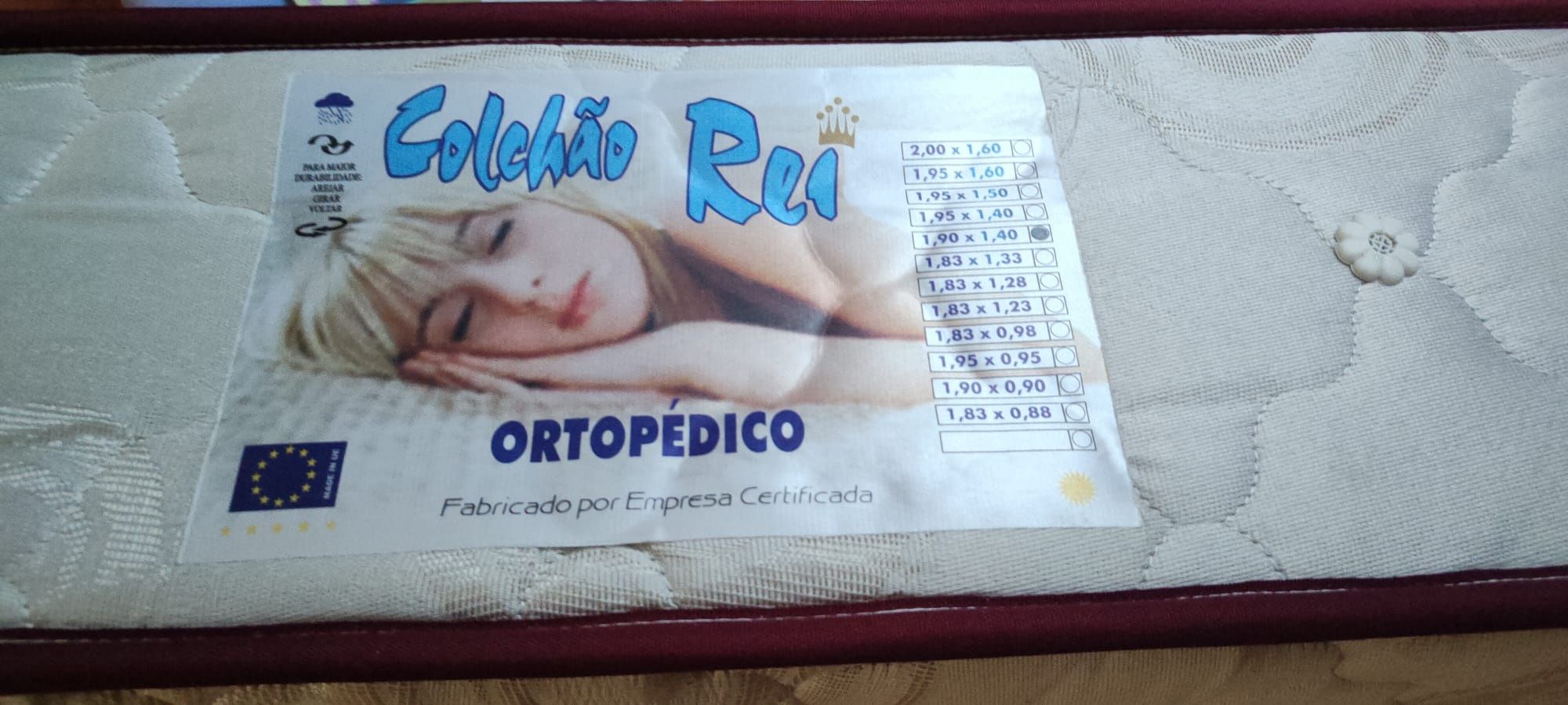 Colchão ortopédico 140×190