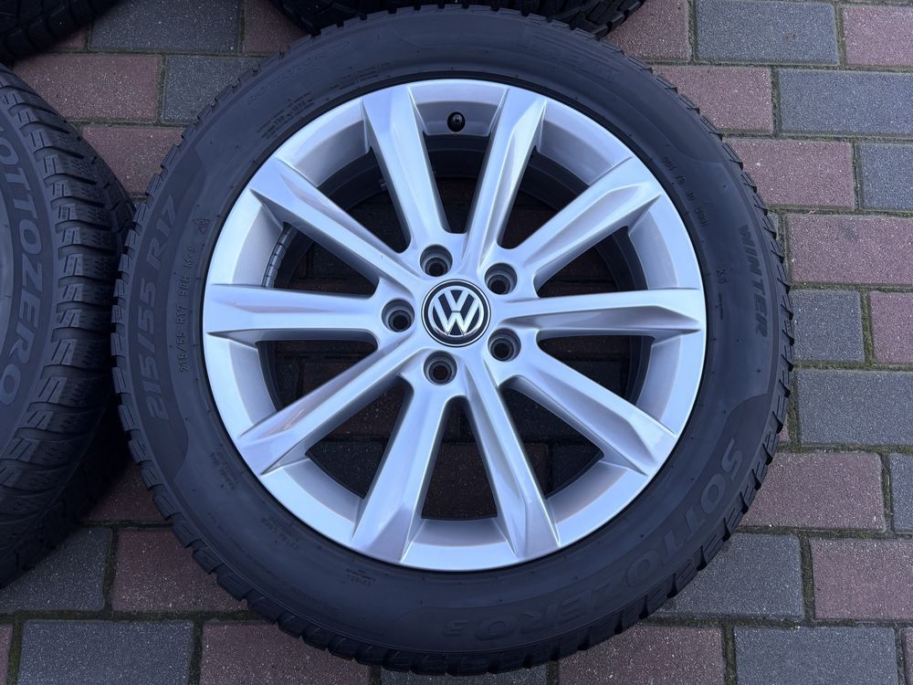 Komplet zimowe koła VW Passat B8 3G0 215/55 R17 Pirelli Arteon Superb
