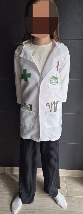 Kostium karnawał Halloween lekarz doktor lekarka