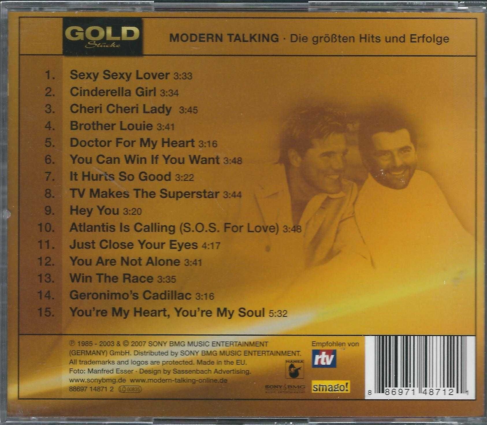 CD Modern Talking - Goldstücke-Die Größten Hits Und Erfolge (2007)