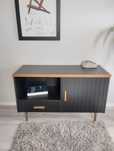 Komoda szafka audio gramofon adapter  hi-fi mid-century duża
