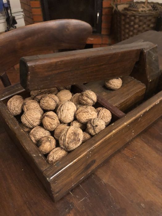 Quebra nozes de madeira