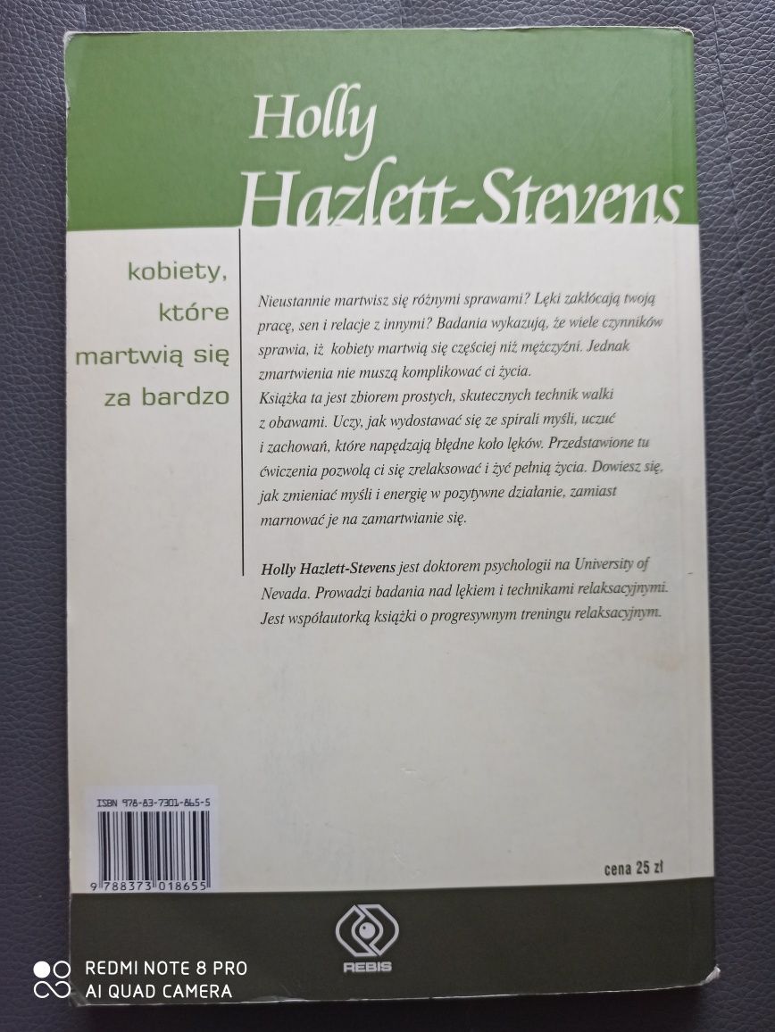 Sprzedam książkę "Kobiety, które martwią sie za bardzo".