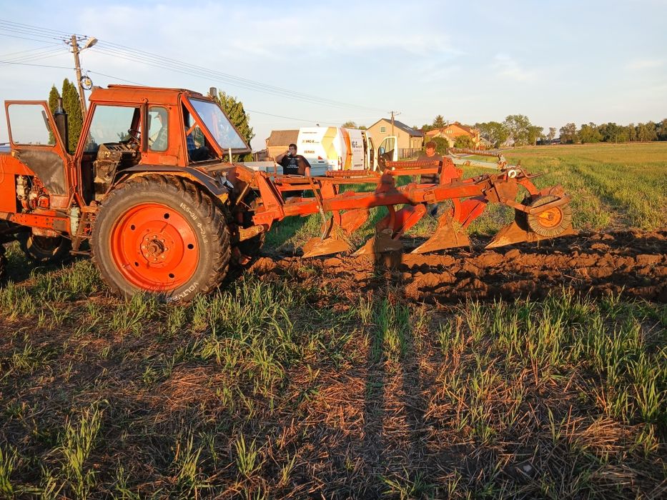 Pług Overum 4 skibowy non stop sprężyna 10-16cali. Transport zamiana