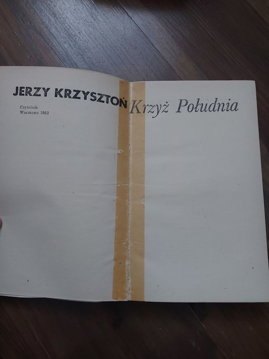 Książka Krzyż Południa Jerzy Krzysztoń