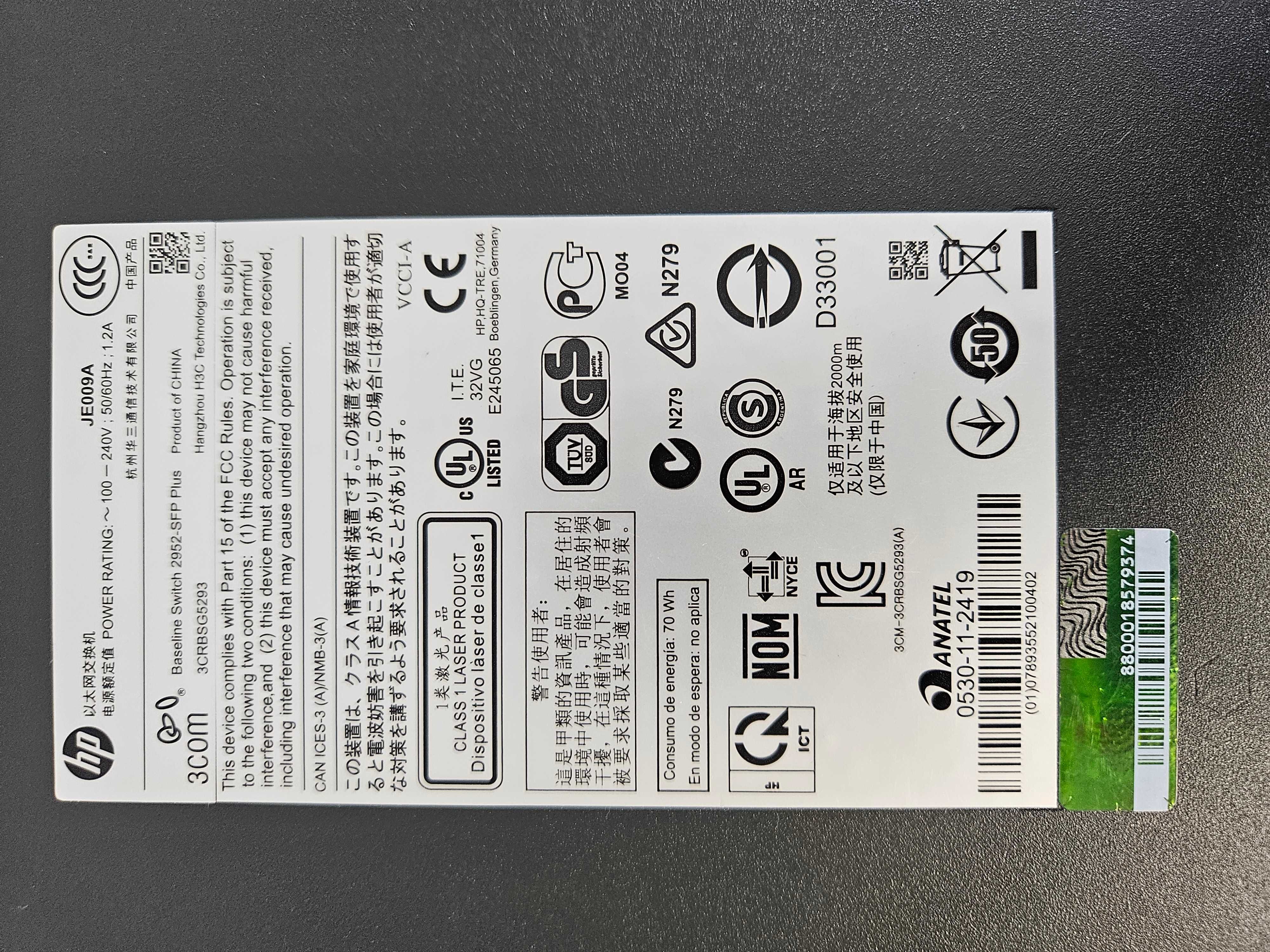 Profesjonalny Switch HP V1910-48G JE009A 48X 10/100/1000