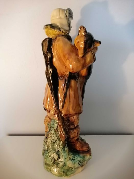 Figurka ceramiczna oblana Lomonosow Lfz, Zsrr Gzel
