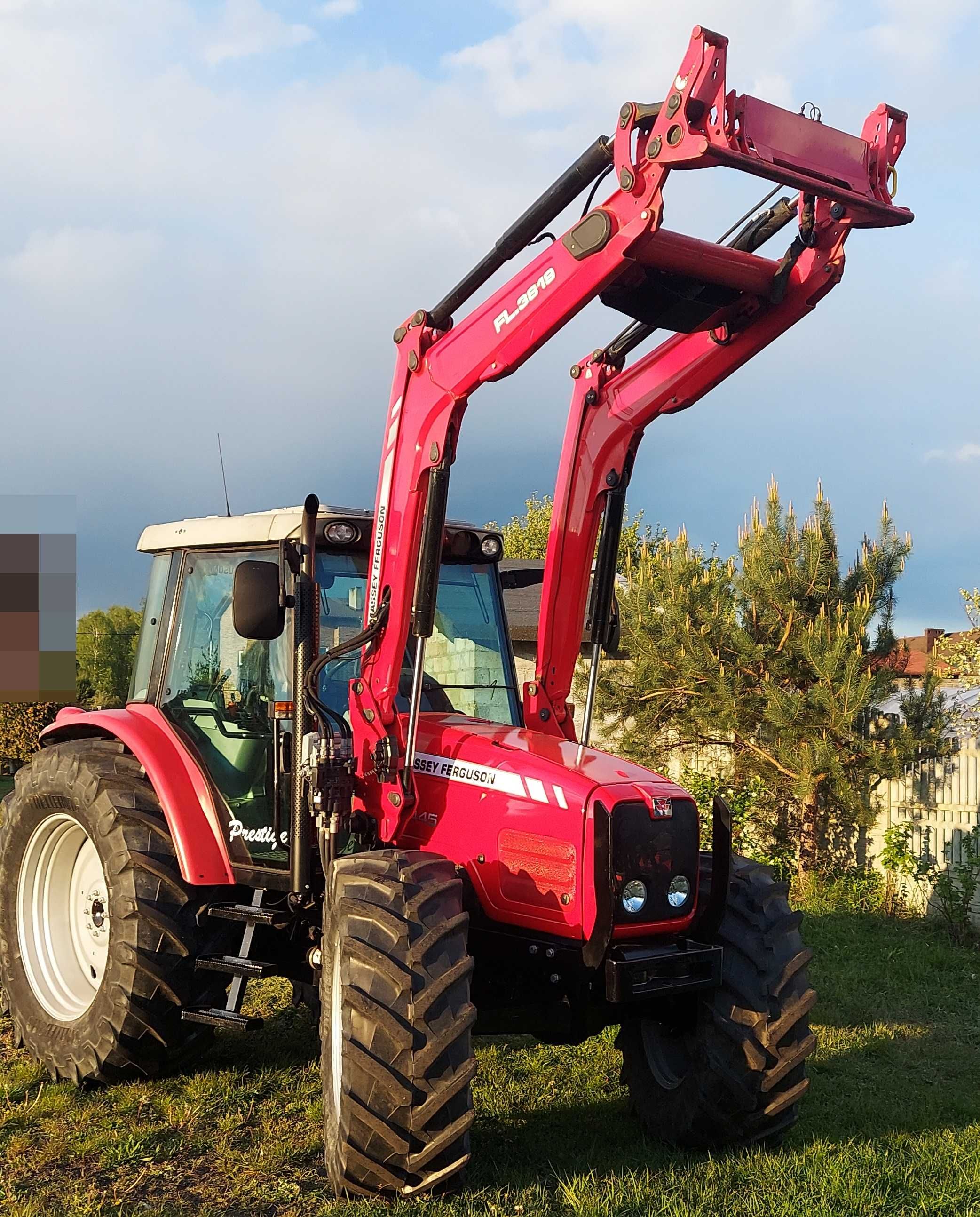 Massey Ferguson, 5445, Ładowacz, tur, stan BDB, zamiana na ładowarkę