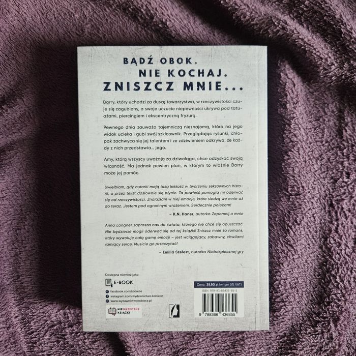 Zniszcz mnie – Anna Langner – książka – 2021