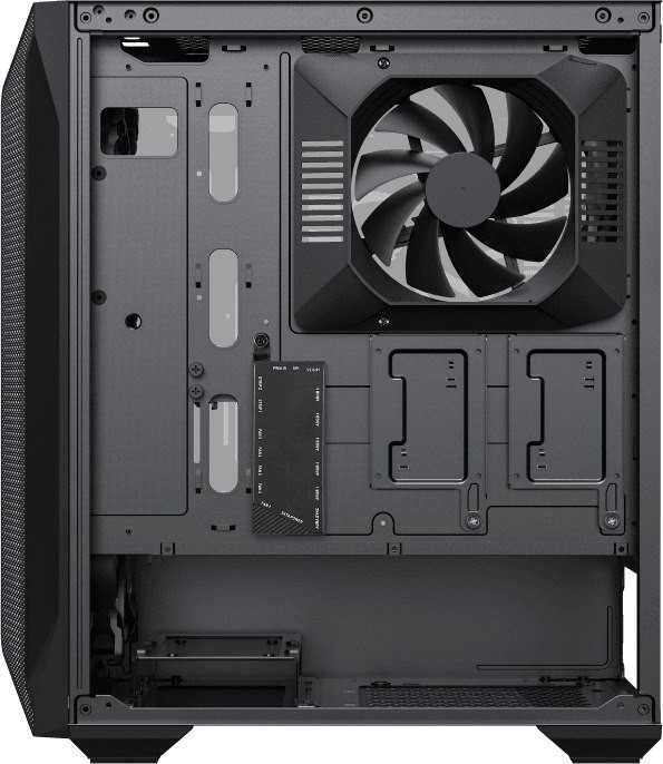 Корпус настоящего игрового ПК GameMax Brufen C1 (9FanARGB+HUB+кабель)