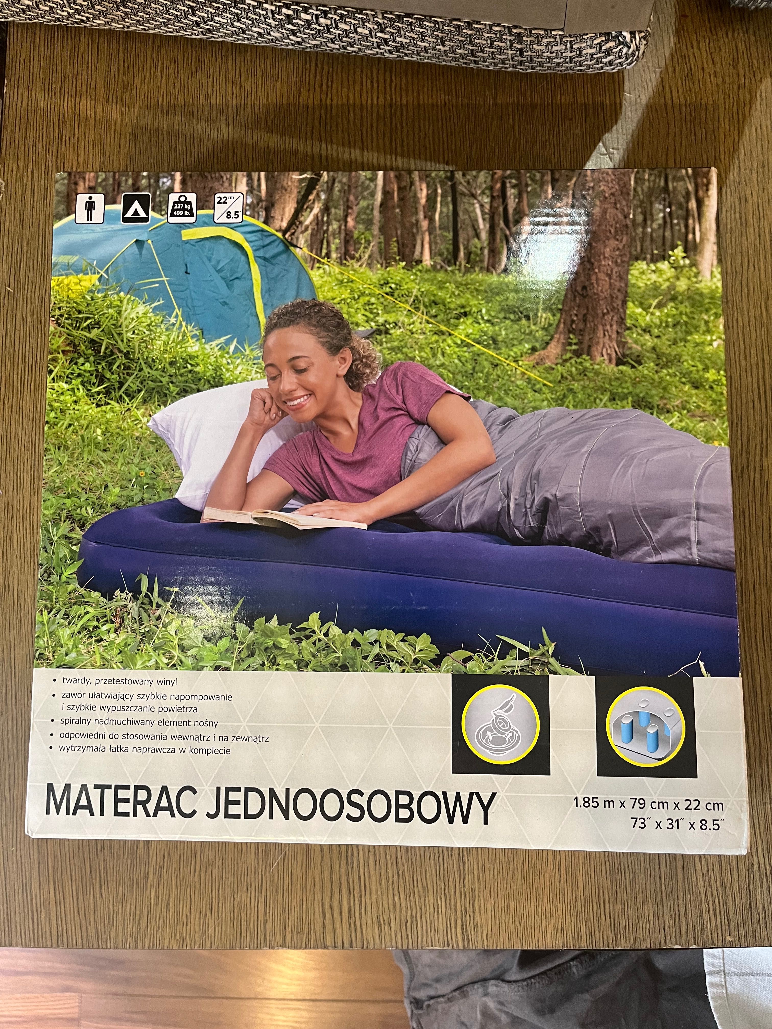 Materac dmuchany jednoosobowy