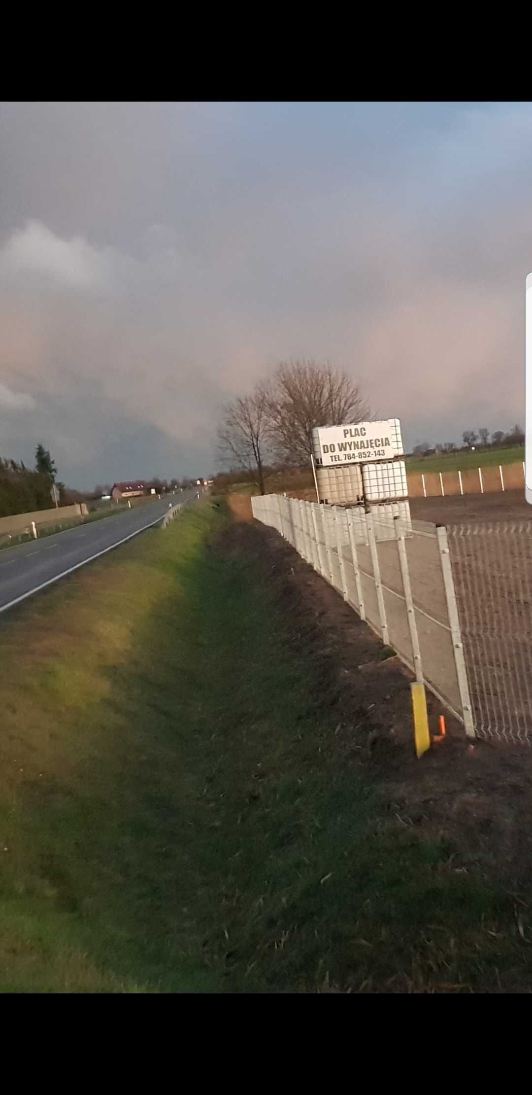 Wynajmę  plac Slopanowo przy drodze krajowej 185 Szamotuly Obrzycko