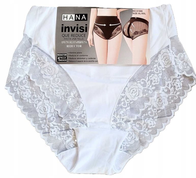 Hana invisi majtki modelujące wyszczuplające M/L z koronką