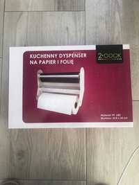 Dyspenser kuchenny na papier i folie nowy