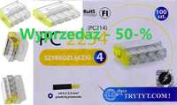 PC2254-CL 4X(1-2,5MM2)PRZEZR Szybkozłącza Instalacyjna -50%