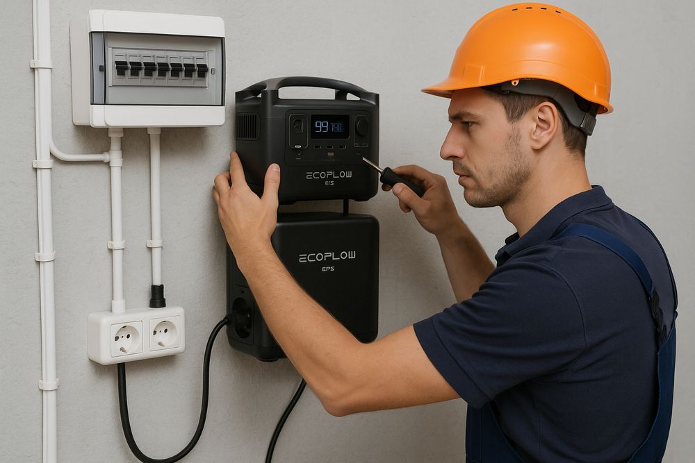 Встановлення інверторів та систем безперебійного живлення EcoFlow