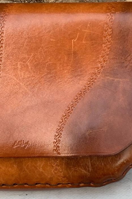 Dealfa винтажная кожаная сумочка с тиснением