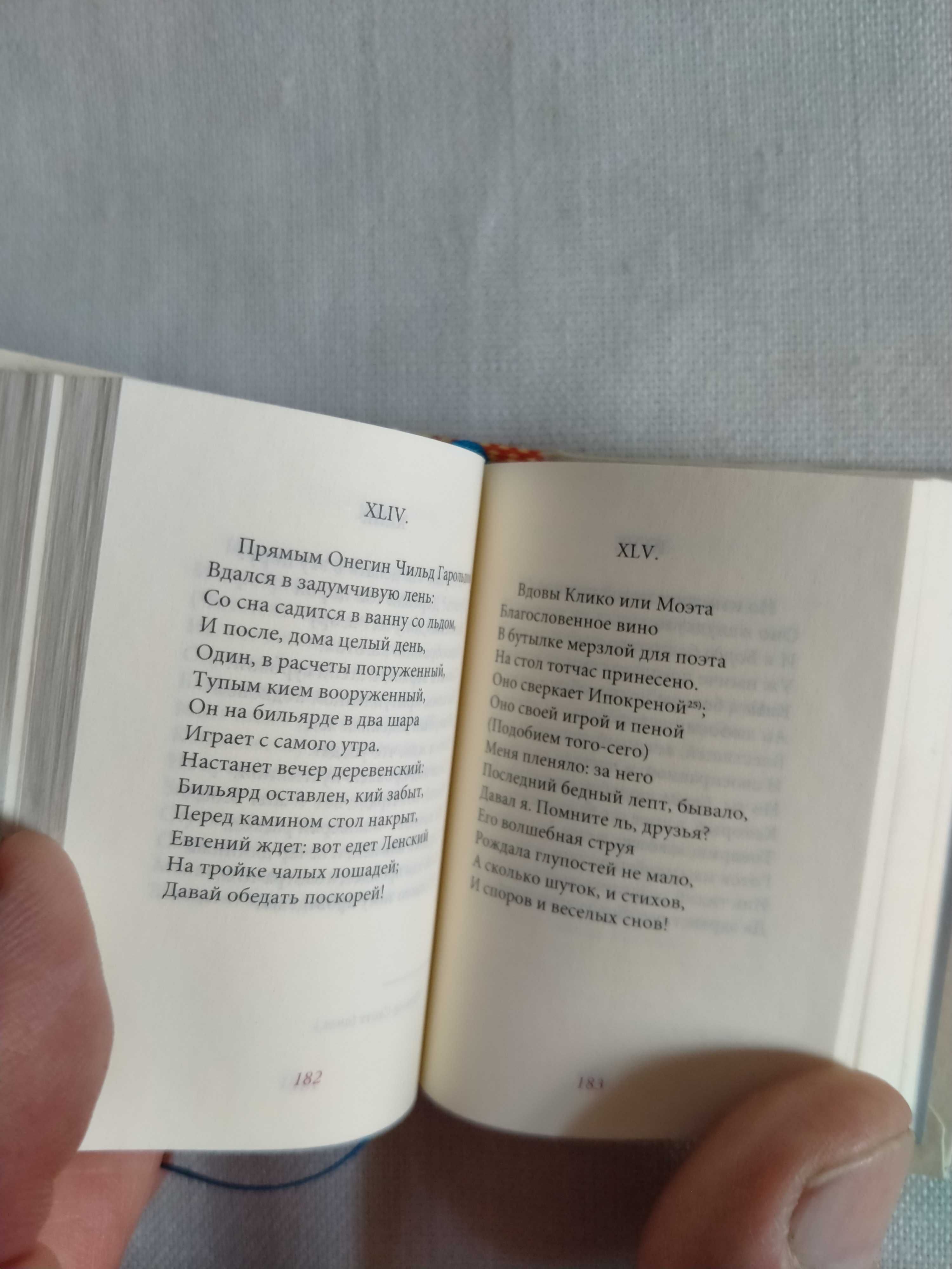 Микрокнига А.С. Пушкин Евгений Онегин