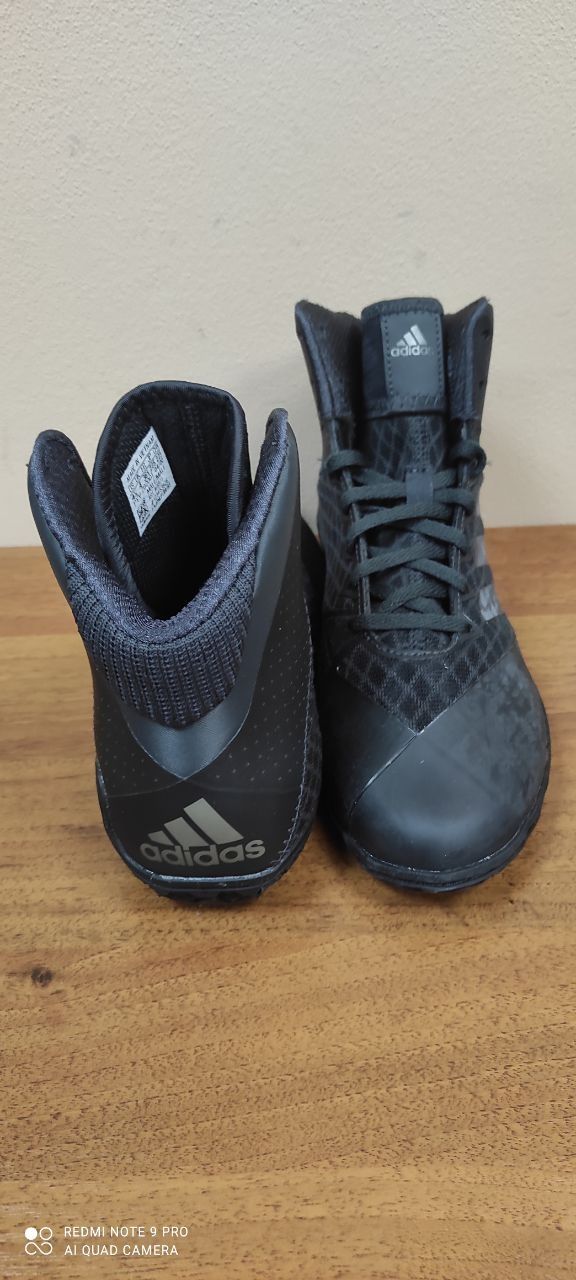 ОРИГІНАЛ 100% Боксерки Adidas Mat Wizard 4 black/carbon ac6971