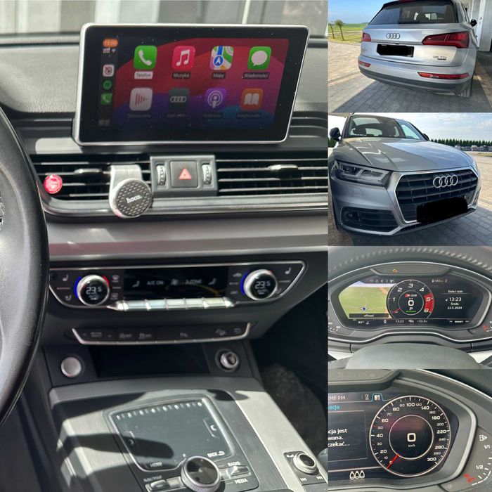 AUDI Q5 A4 A5 Q3 montaż portu USB Aktywacja Carplay Android Auto MIB2