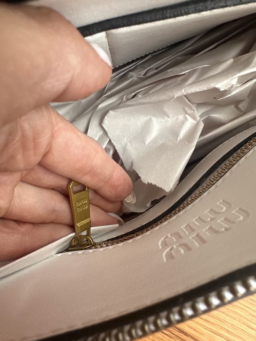 Biala torebka Miu Miu PREMIUM