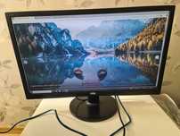Monitor AOC 24 cale E2460SH + Kabel Zasilający + Kable HDMI