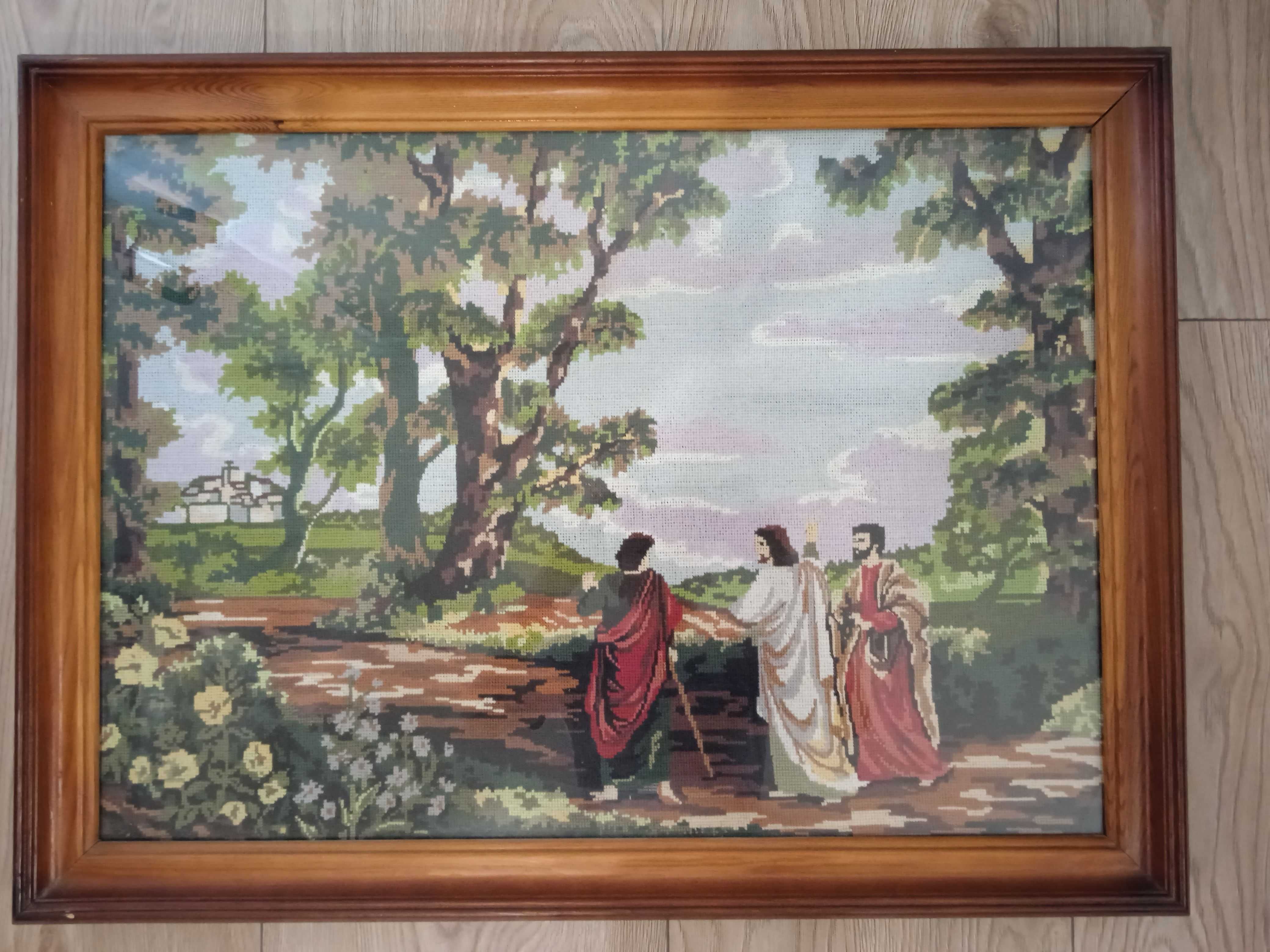 Święty obraz ręcznie wyszywany