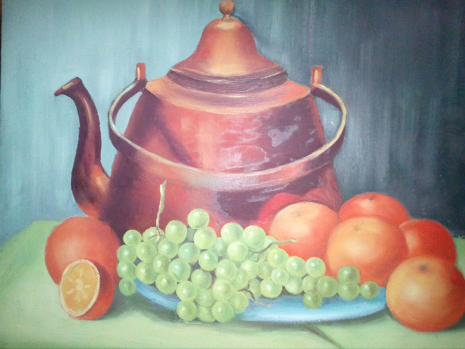 Tela pintada a mao 60x50