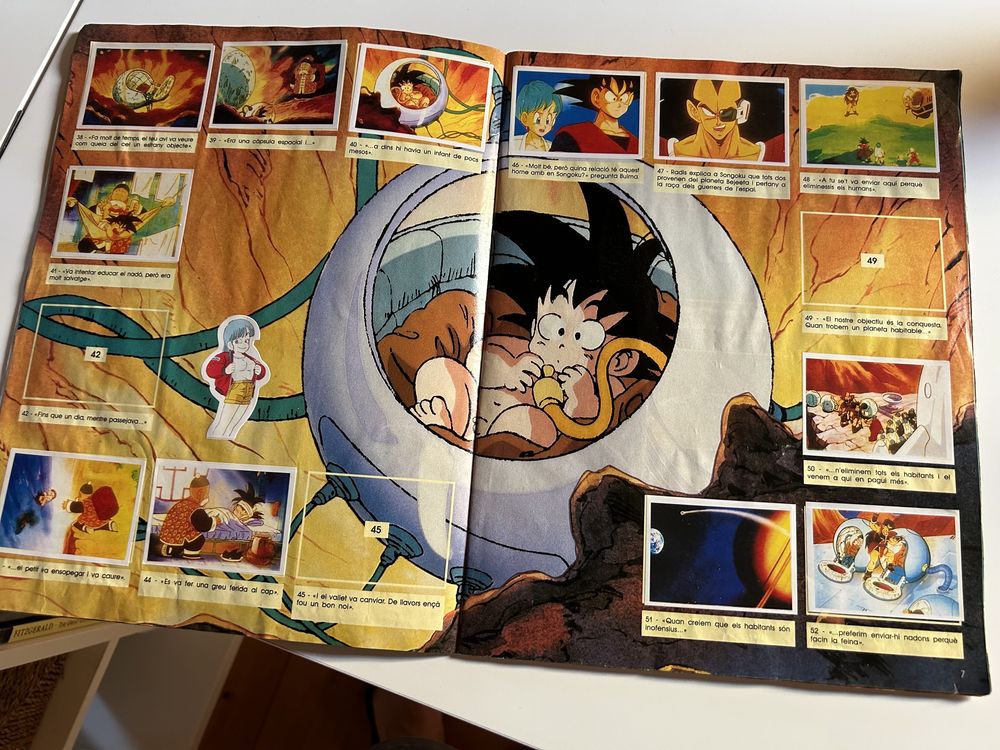 Álbum Dragon Ball Z Espanhol