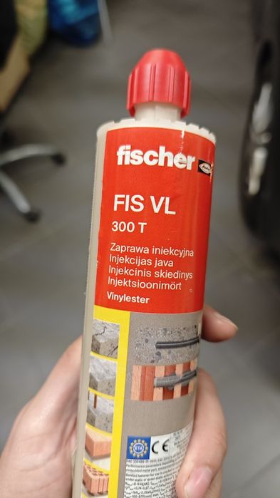 Kotwa chemiczna 1szt FISCHER FIS VL 300 T (540983) 1szt