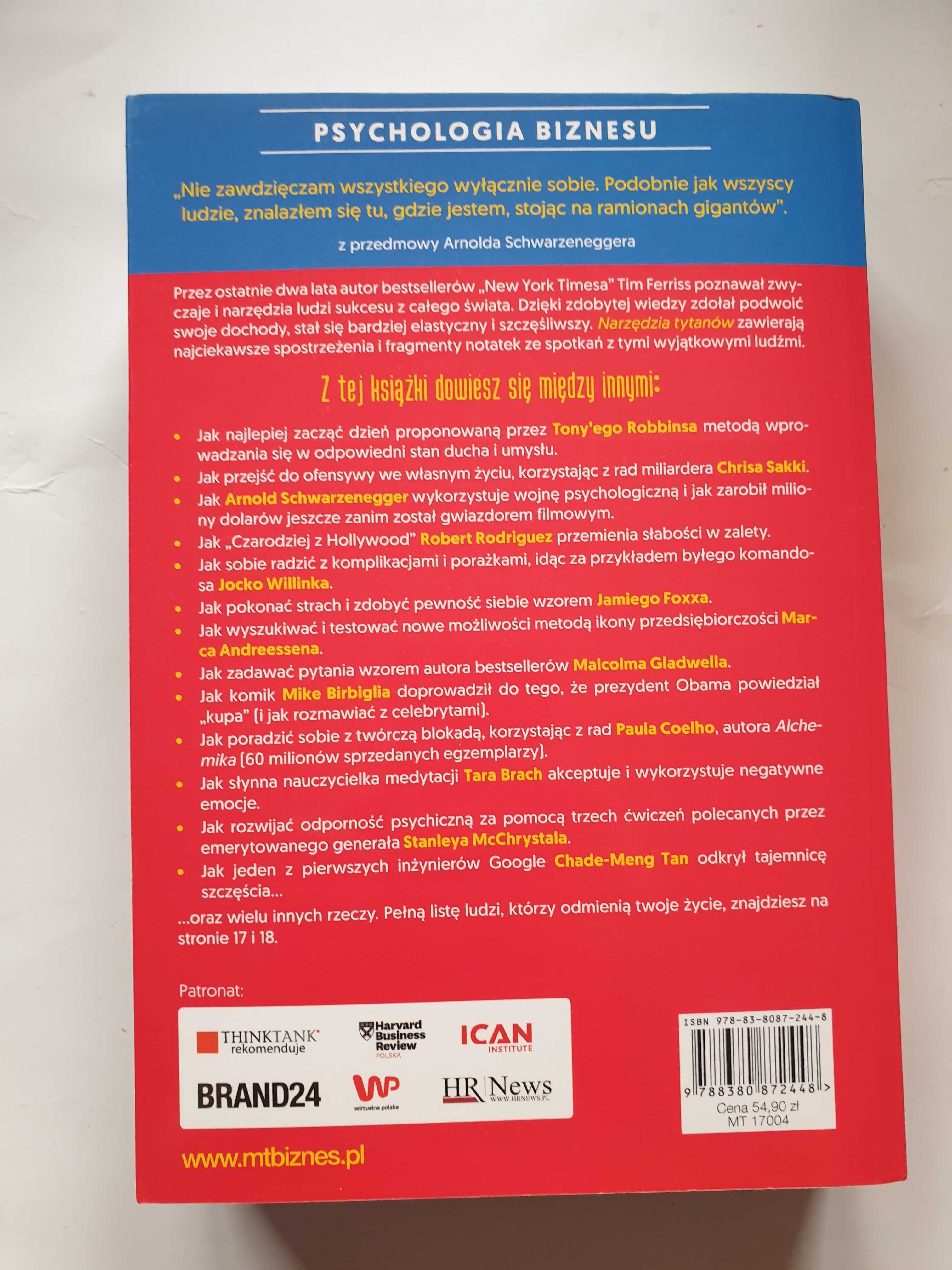Narzędzia tytanów Tim Ferriss