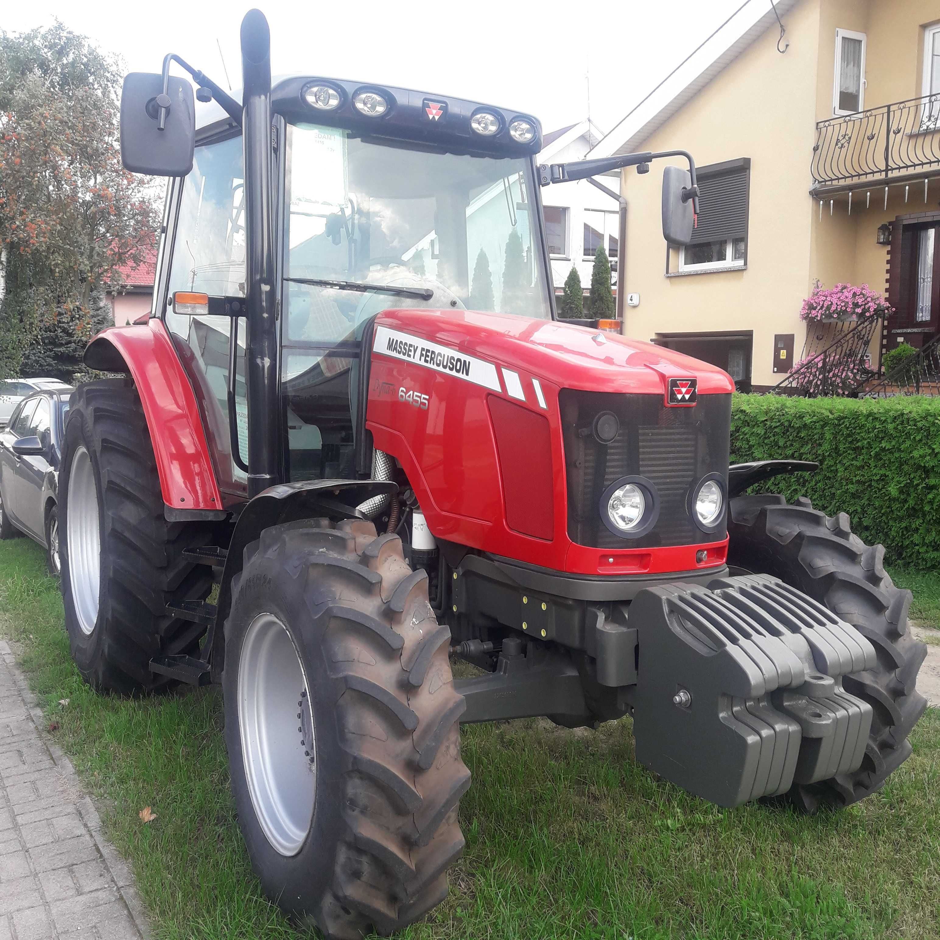 Massey Ferguson 2012r 6455, 6460 nie Claas, pneumatyka Opony Bez Adblu