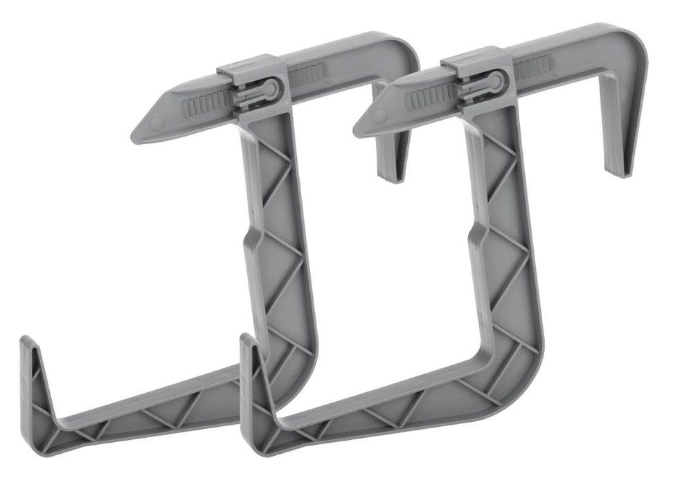 Uchwyt doniczki balkonowej Rattan szara VERDENIA