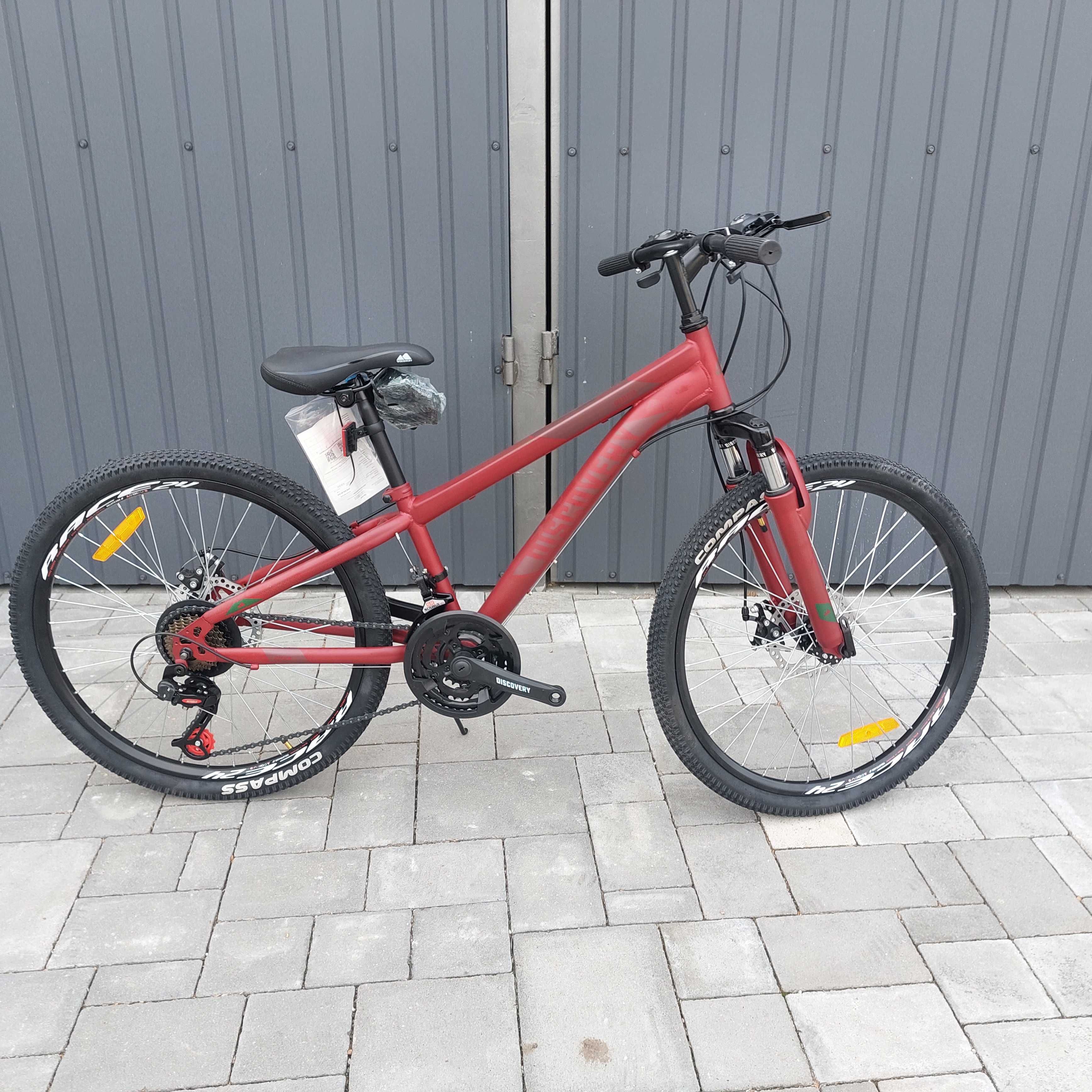 Велосипед Discovery RIDER рама-11,5, колеса 24, новий