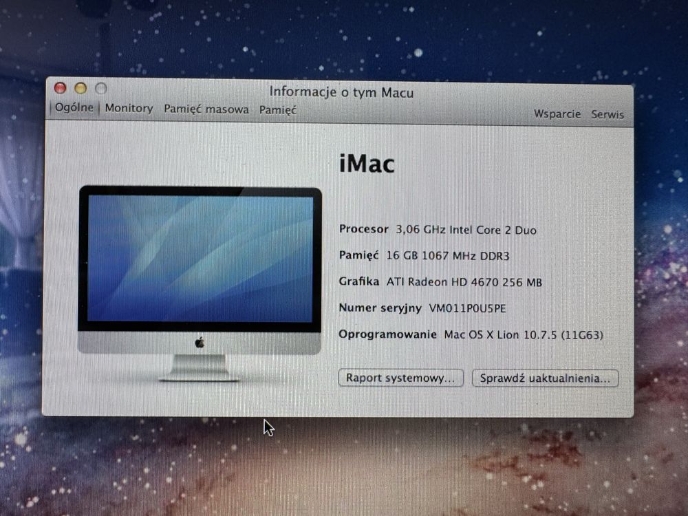 IMac 27” apple stan bardzo dobry