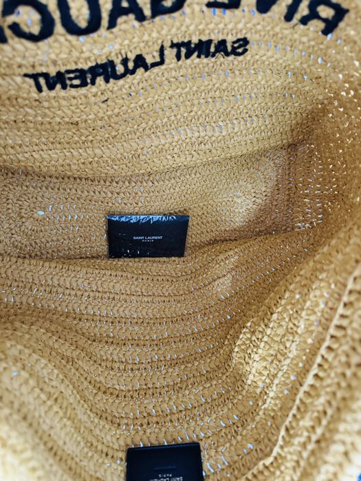 Saint laurent - raffia - piekna torba