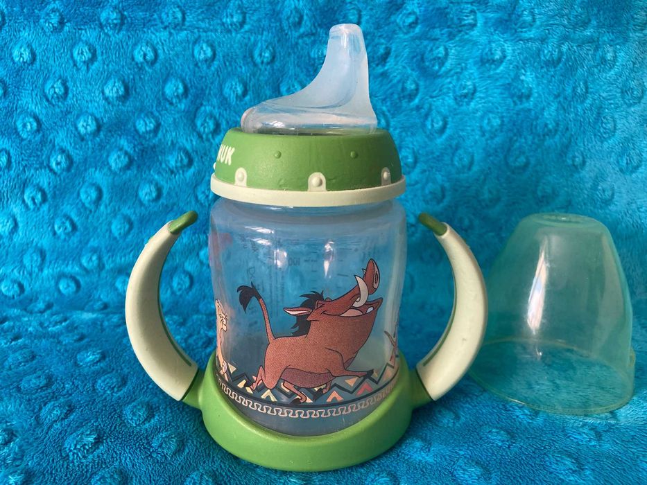 NUK KUBEK niekapek z uchwytem 150ml first choice STAN IDEALNY!