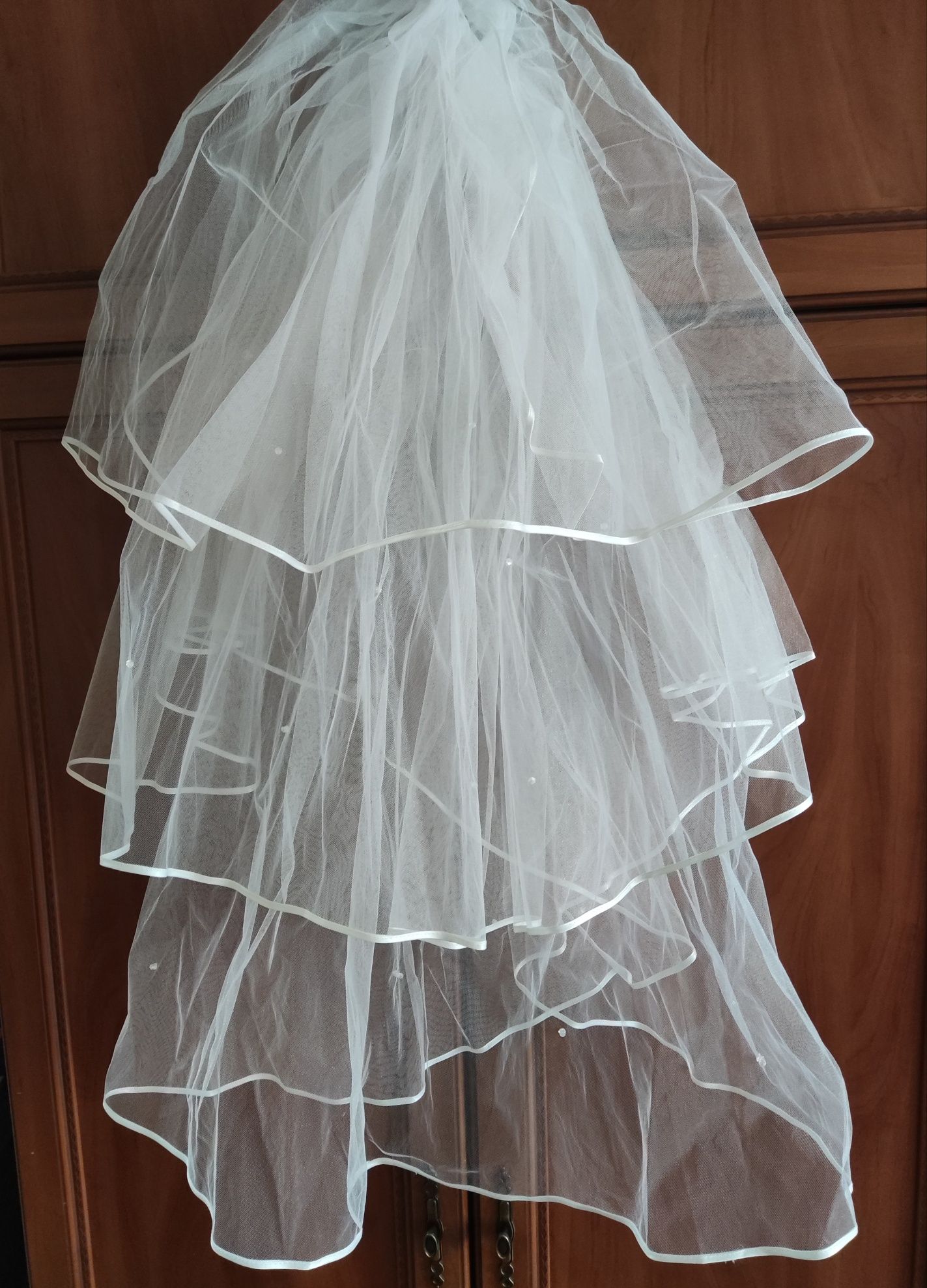 Платье свадебное фата