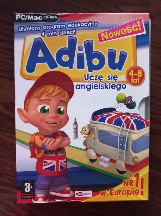 Adibu CD-ROM - uczę się angielskiego (dla dzieci 4-8 lat)