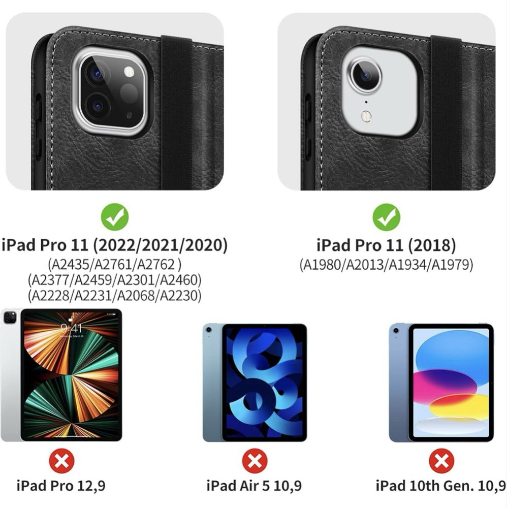 Etui HOLIMET iPad Pro 11” 2022/2021/2020 z uchwytem na rysik