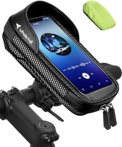 whale fall Twardy uchwyt na telefon komórkowy, torba rowerowa