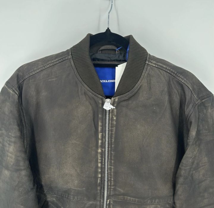 Kurtka skórzana Jack & Jones  M  ( L ) nowa z metkami