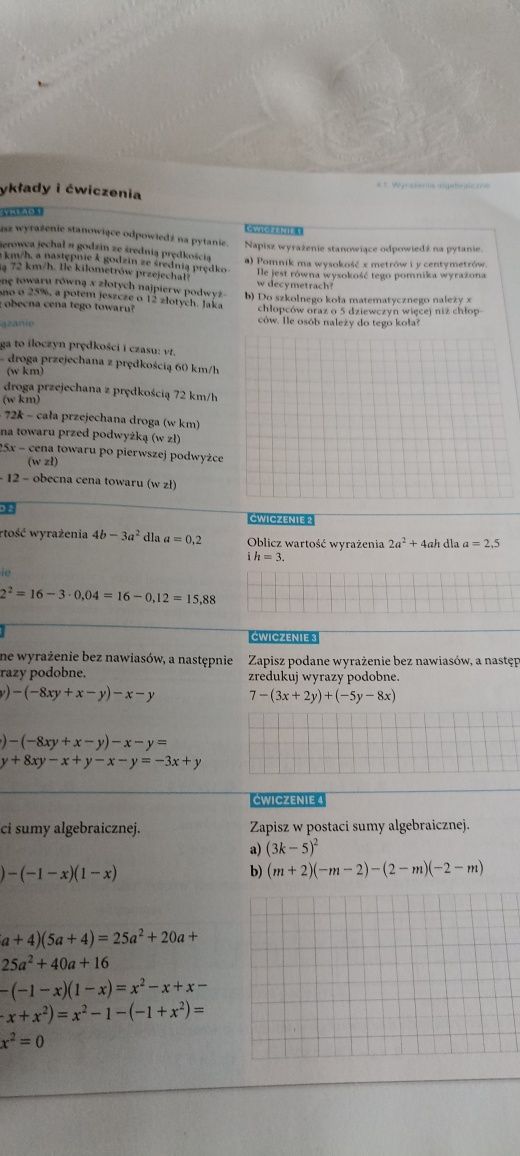 Repetytorium egzamin ósmoklasisty matematyka